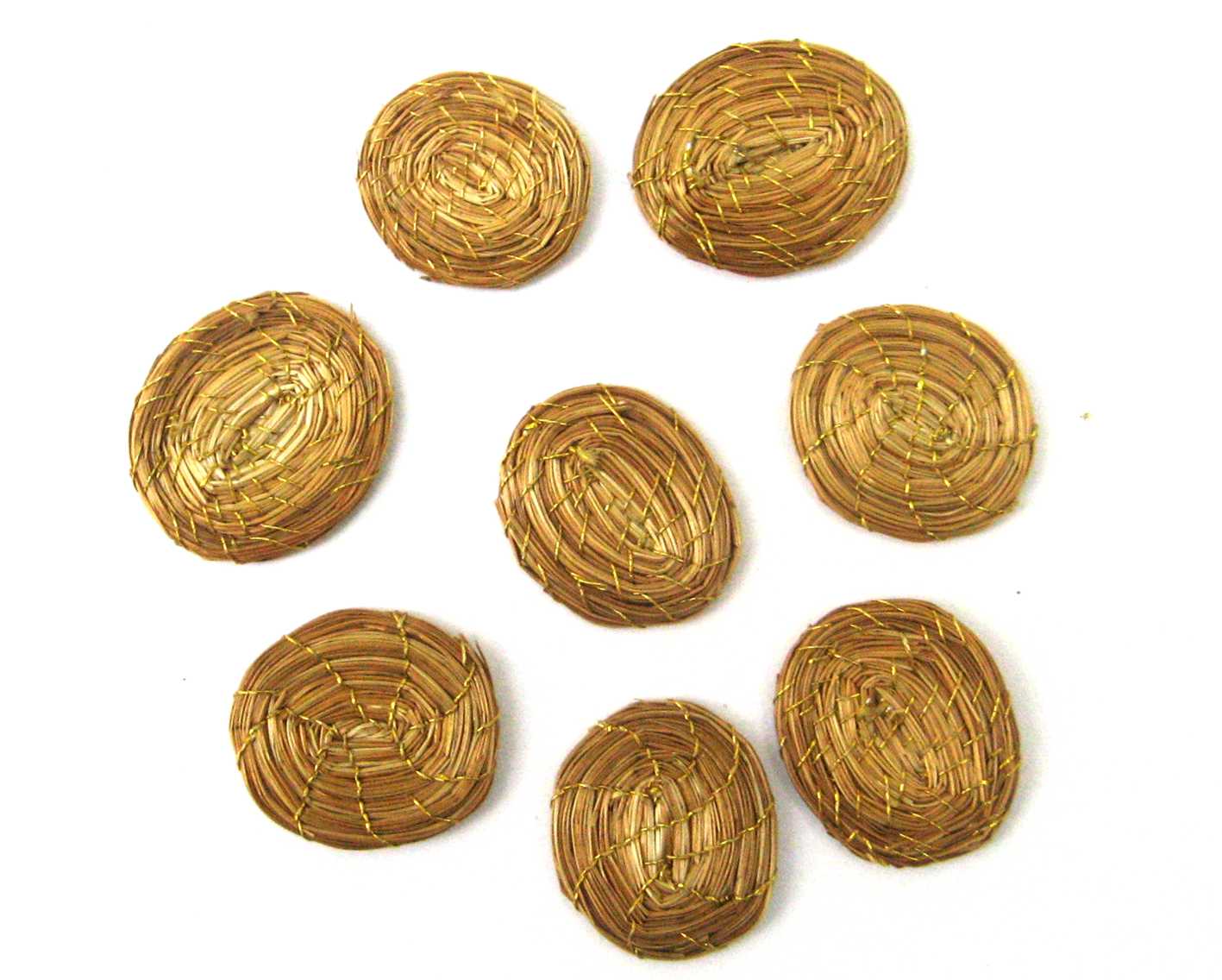 Mandala capim dourado - 2/2,5 cm (unidade) (CD-15)